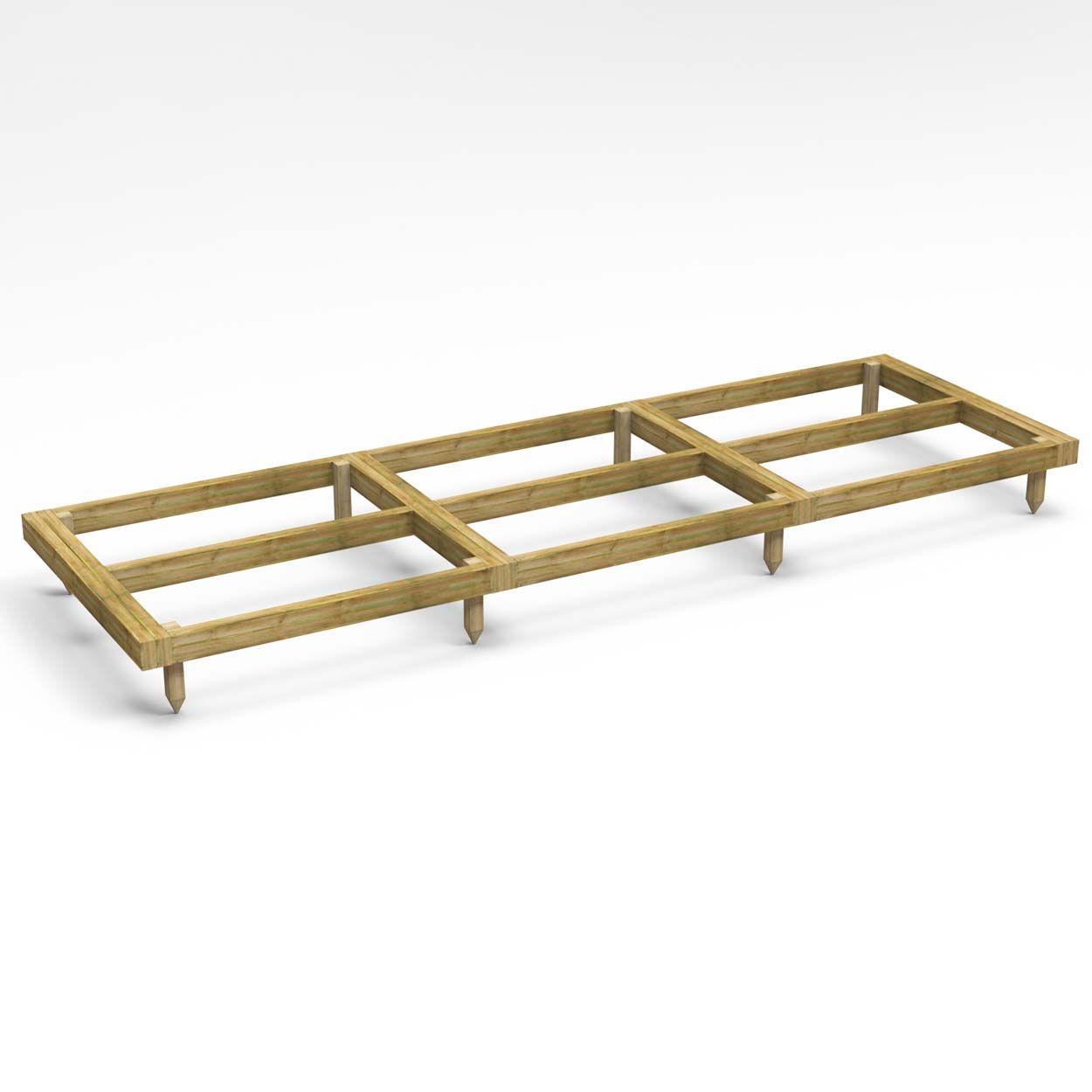 Powersheds Base Kit - 12ft x 4ft