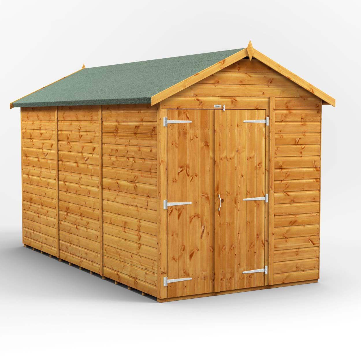 Powersheds Apex Garden Shed 12ft x 6ft WindowlesDD