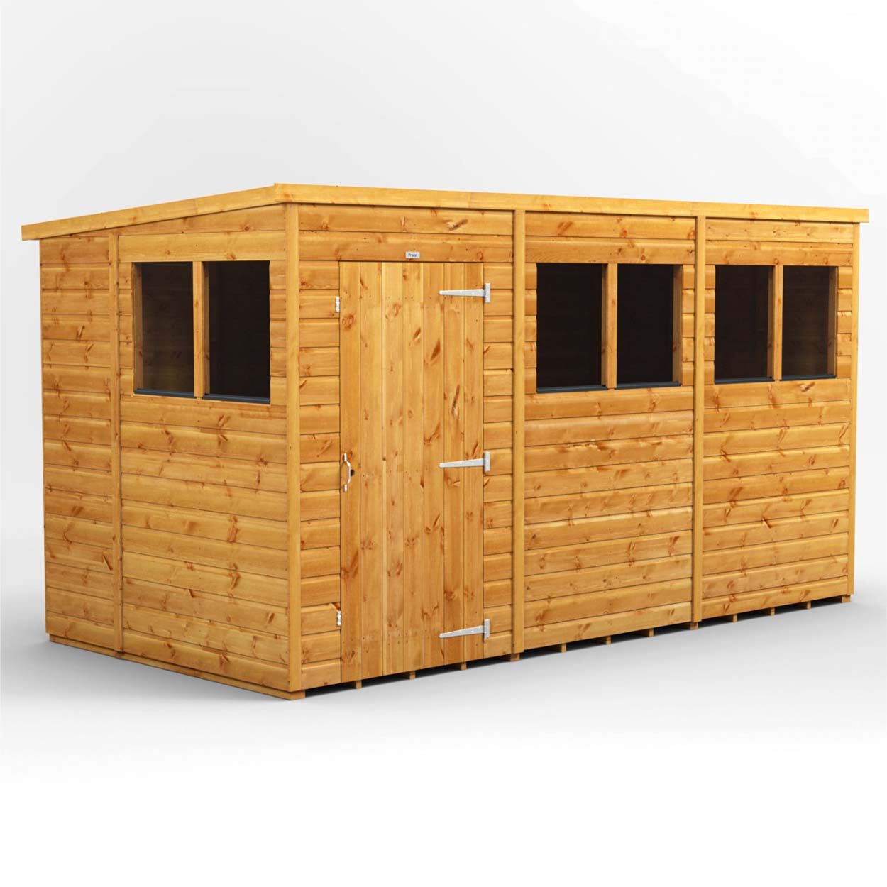 Powersheds Pent Garden Shed - 12ft x 6ft