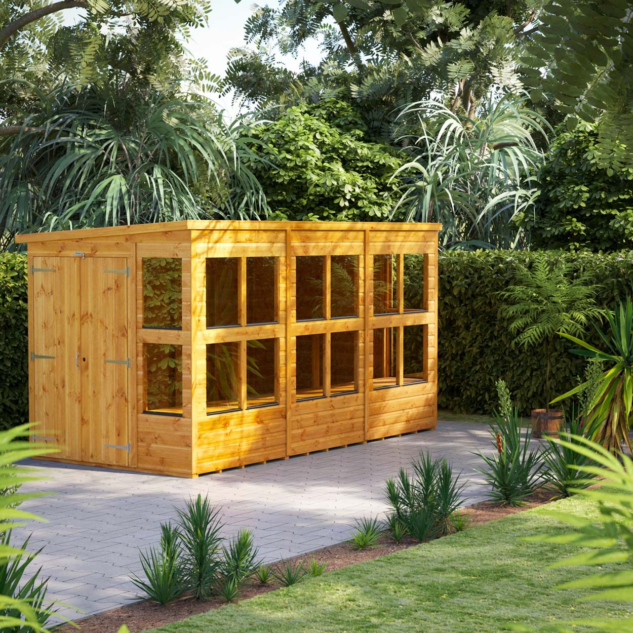 Powersheds Pent Potting Shed - 12ft x 6ft - DD