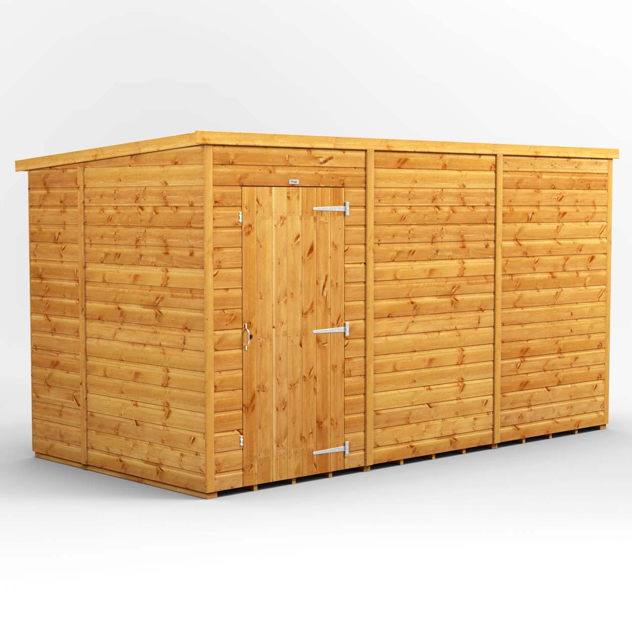 Powersheds Pent Garden Shed 12ft x 6ft Windowless
