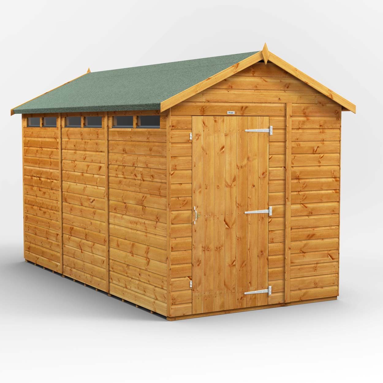 Powersheds Apex Security Shed - 12ft x 6ft
