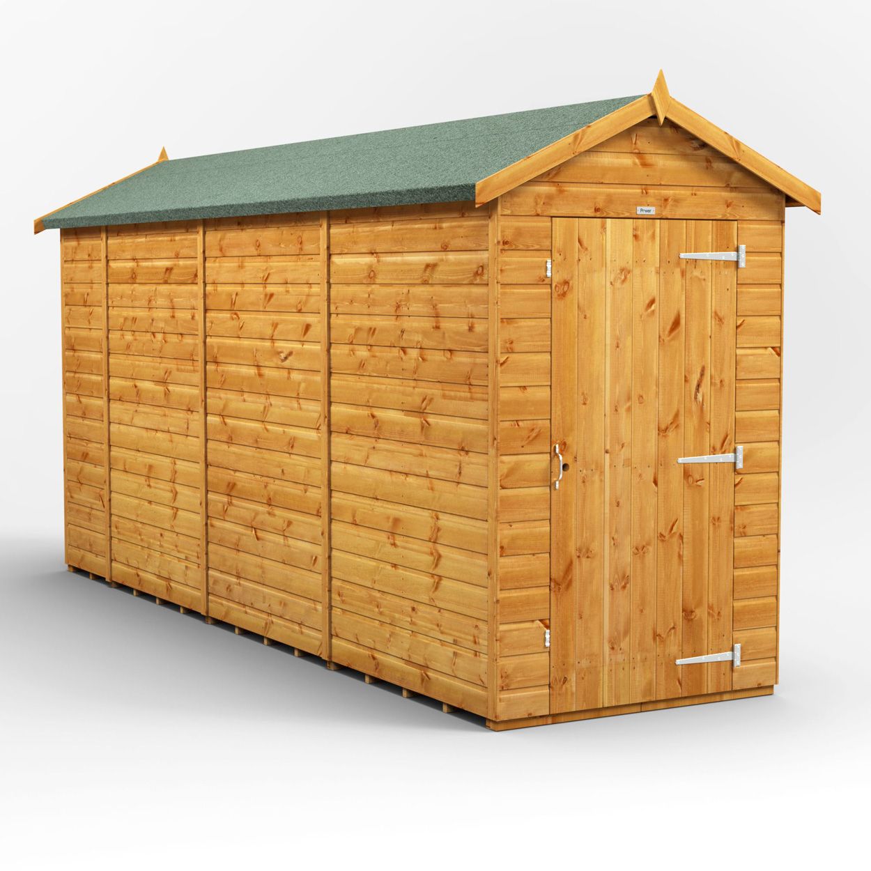 Powersheds Apex Garden Shed 14ft x 4ft Windowless