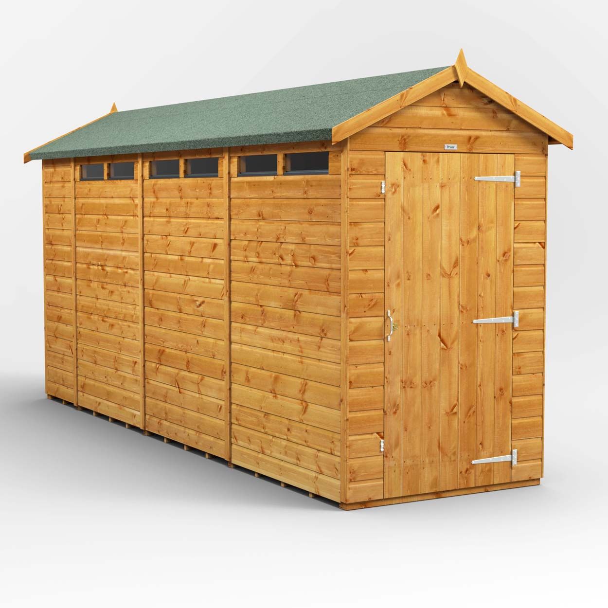 Powersheds Apex Security Shed - 14ft x 4ft