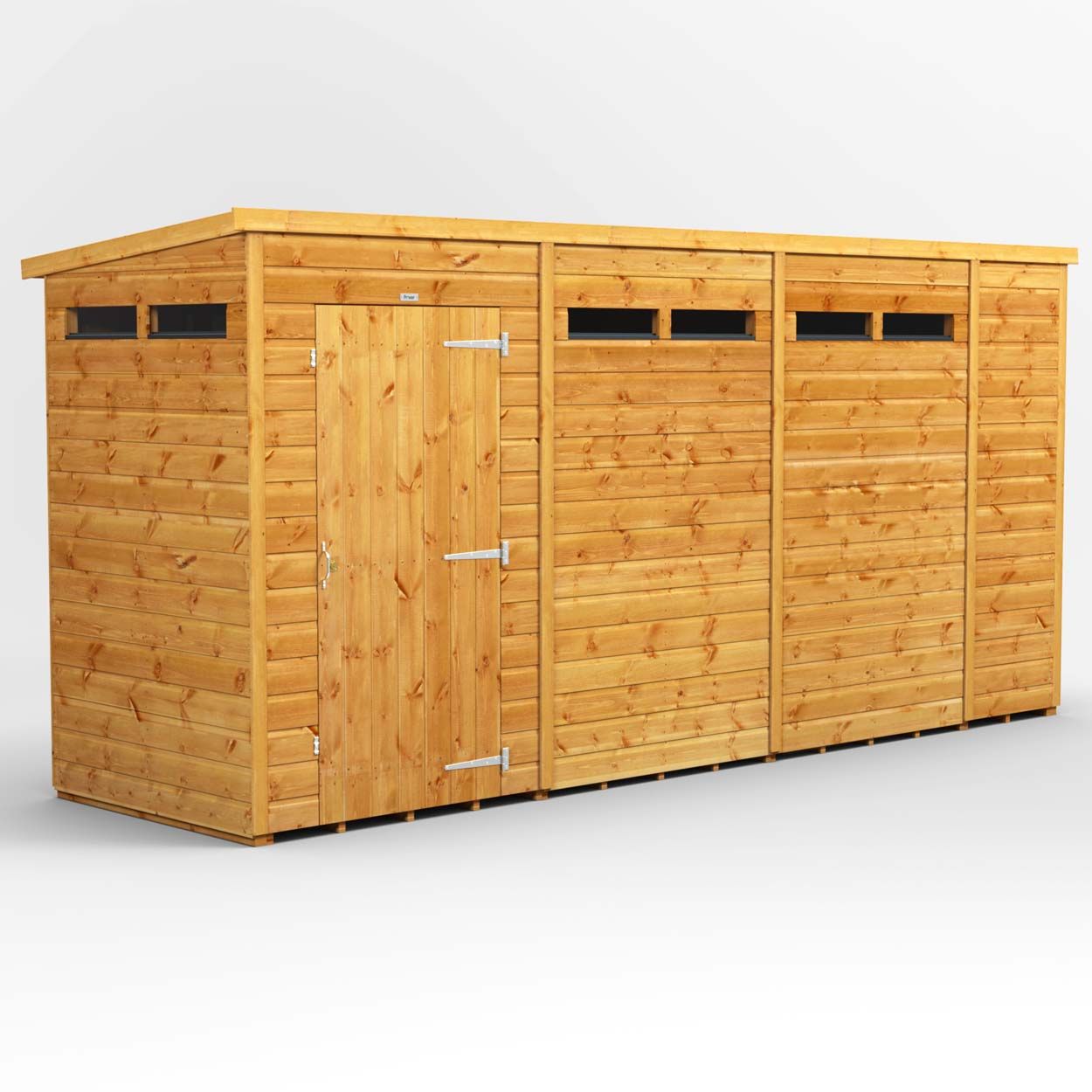 Powersheds Pent Security Shed - 14ft x 4ft