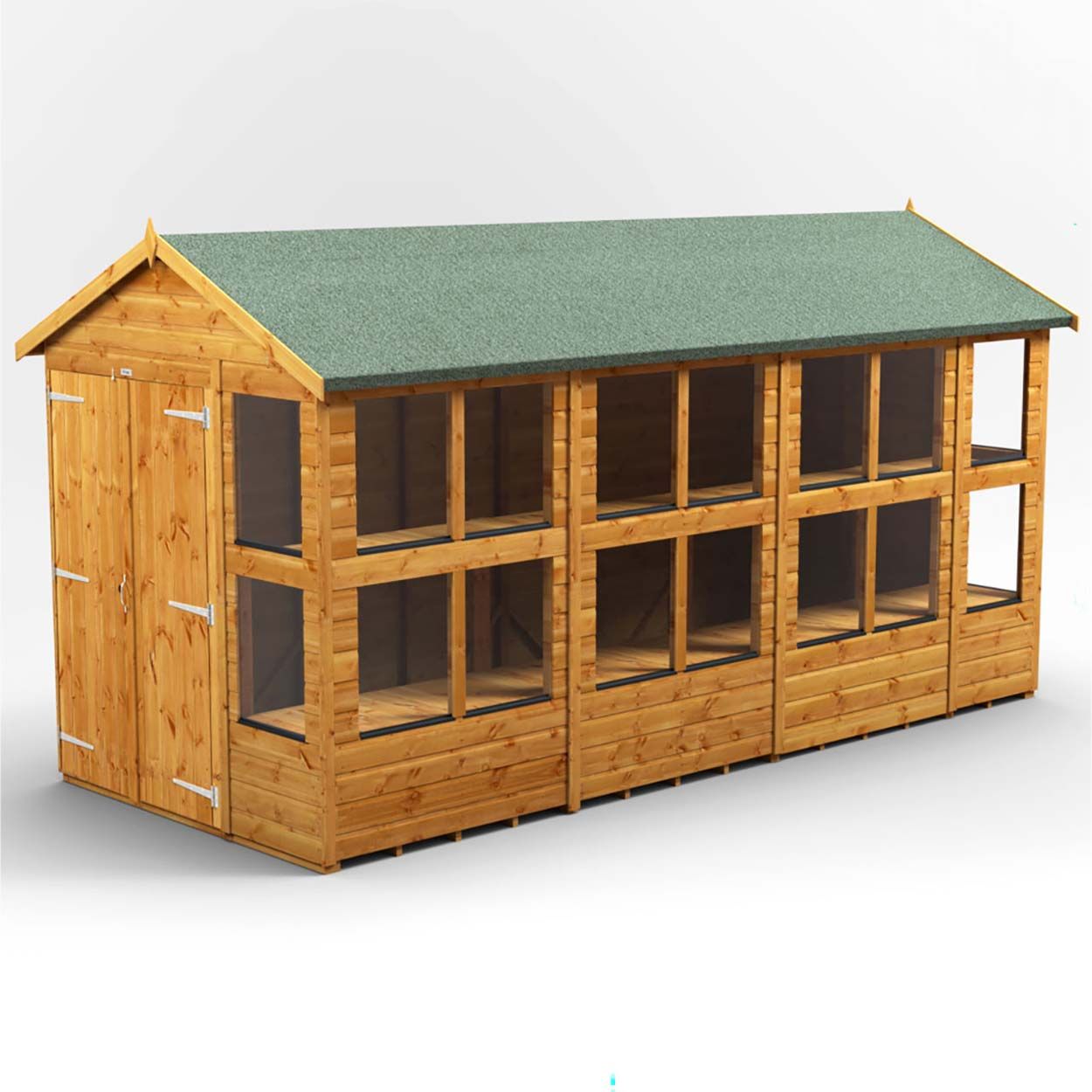 Powersheds Apex Potting Shed - 14ft x 6ft - DD
