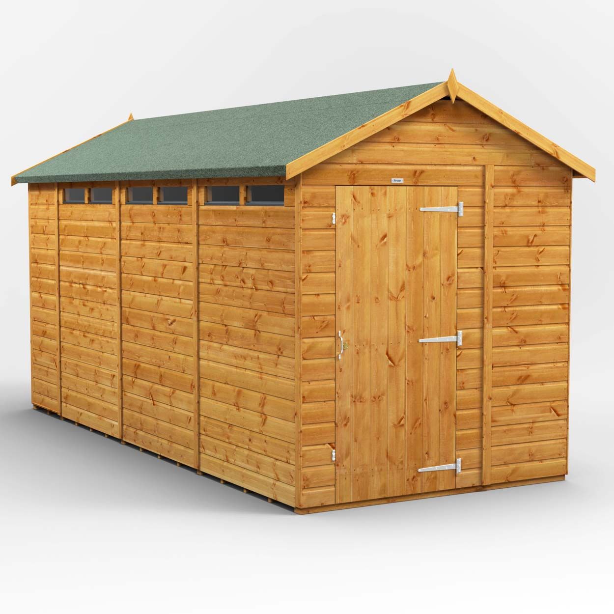 Powersheds Apex Security Shed - 14ft x 6ft