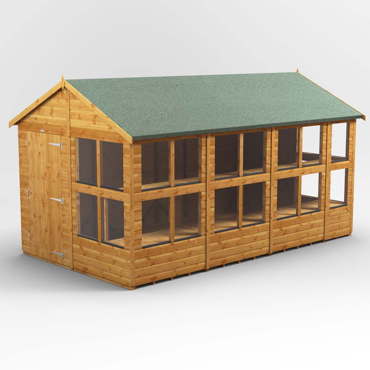 Powersheds Apex Potting Shed - 14ft x 8ft