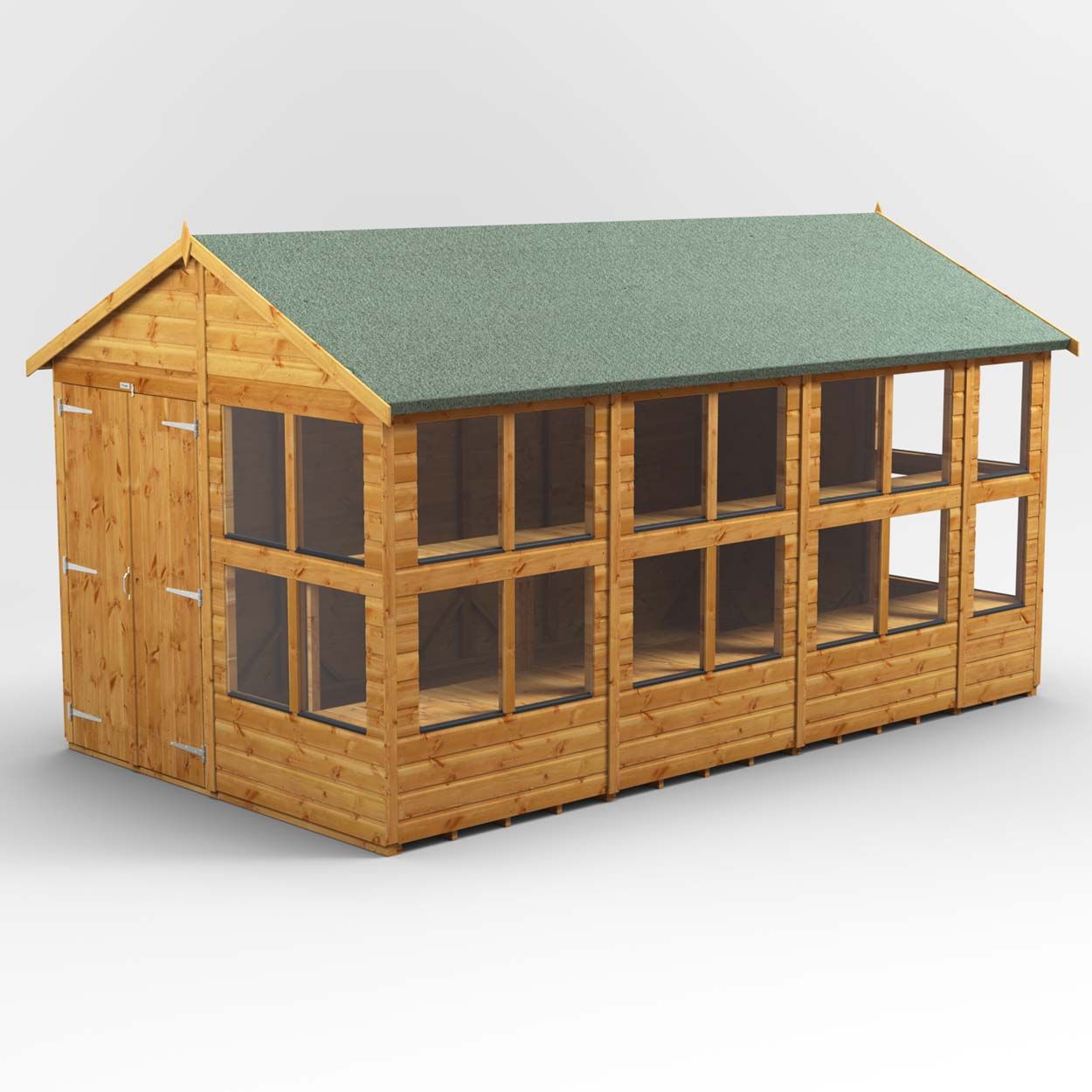 Powersheds Apex Potting Shed - 14ft x 8ft - DD
