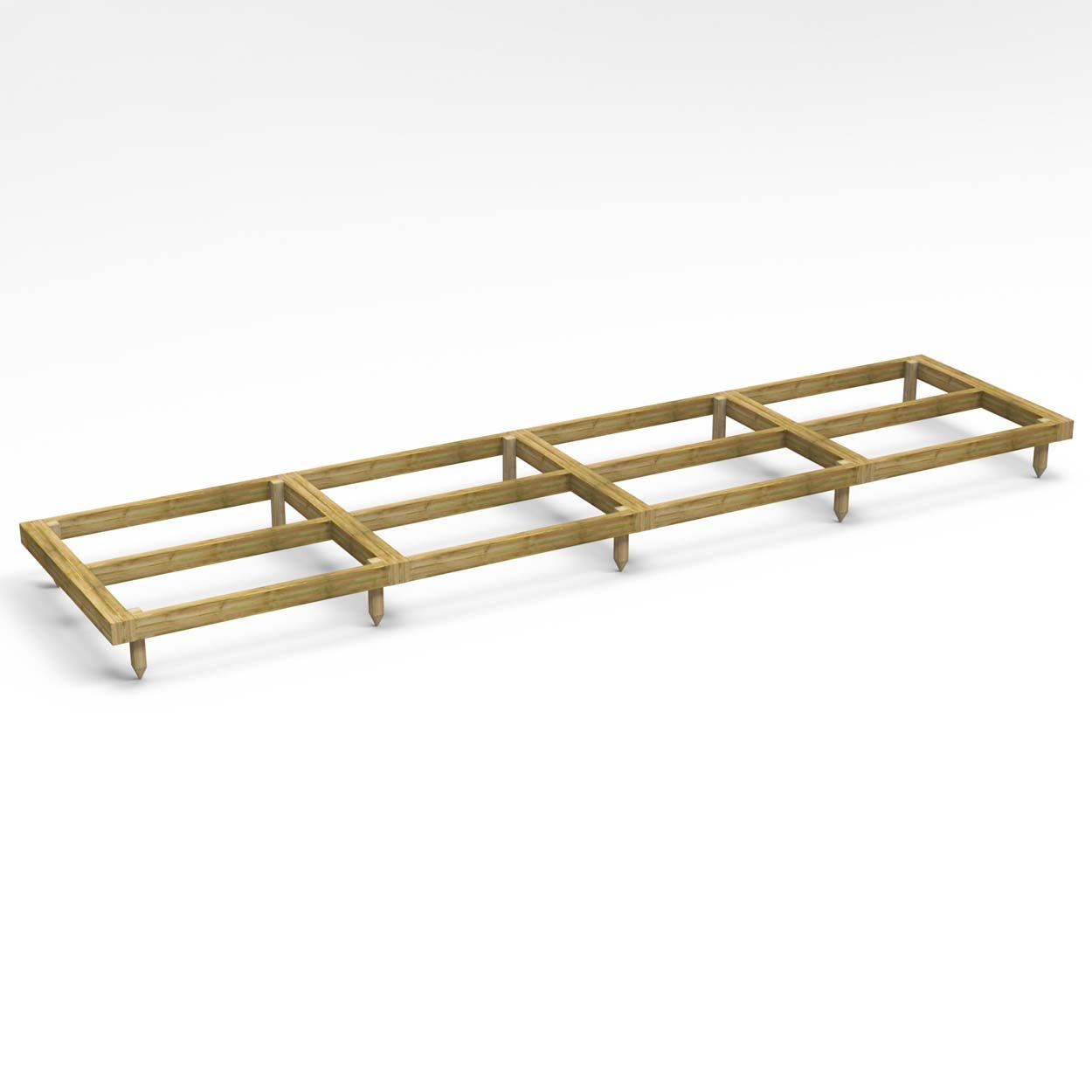 Powersheds Base Kit - 16ft x 4ft