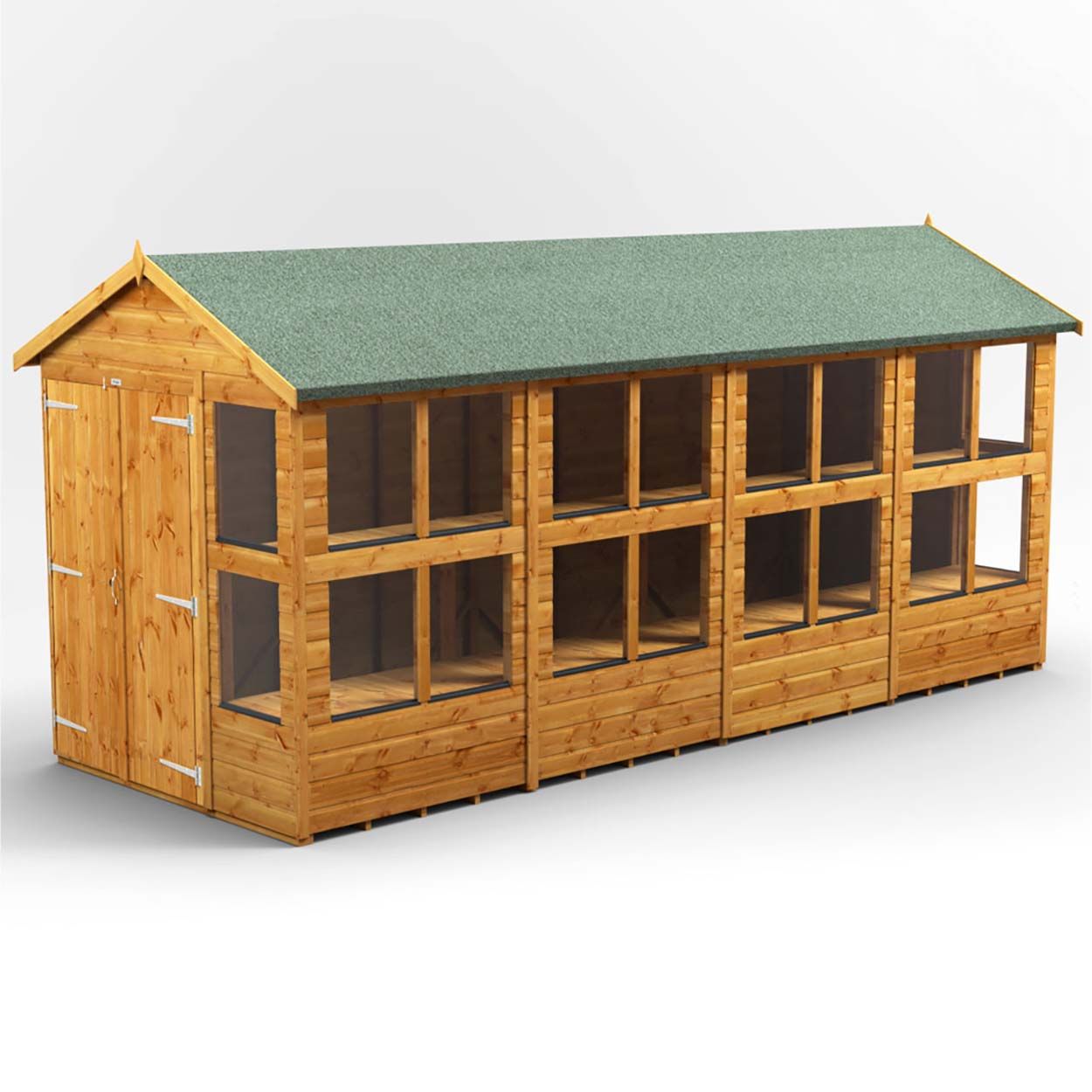 Powersheds Apex Potting Shed - 16ft x 6ft - DD