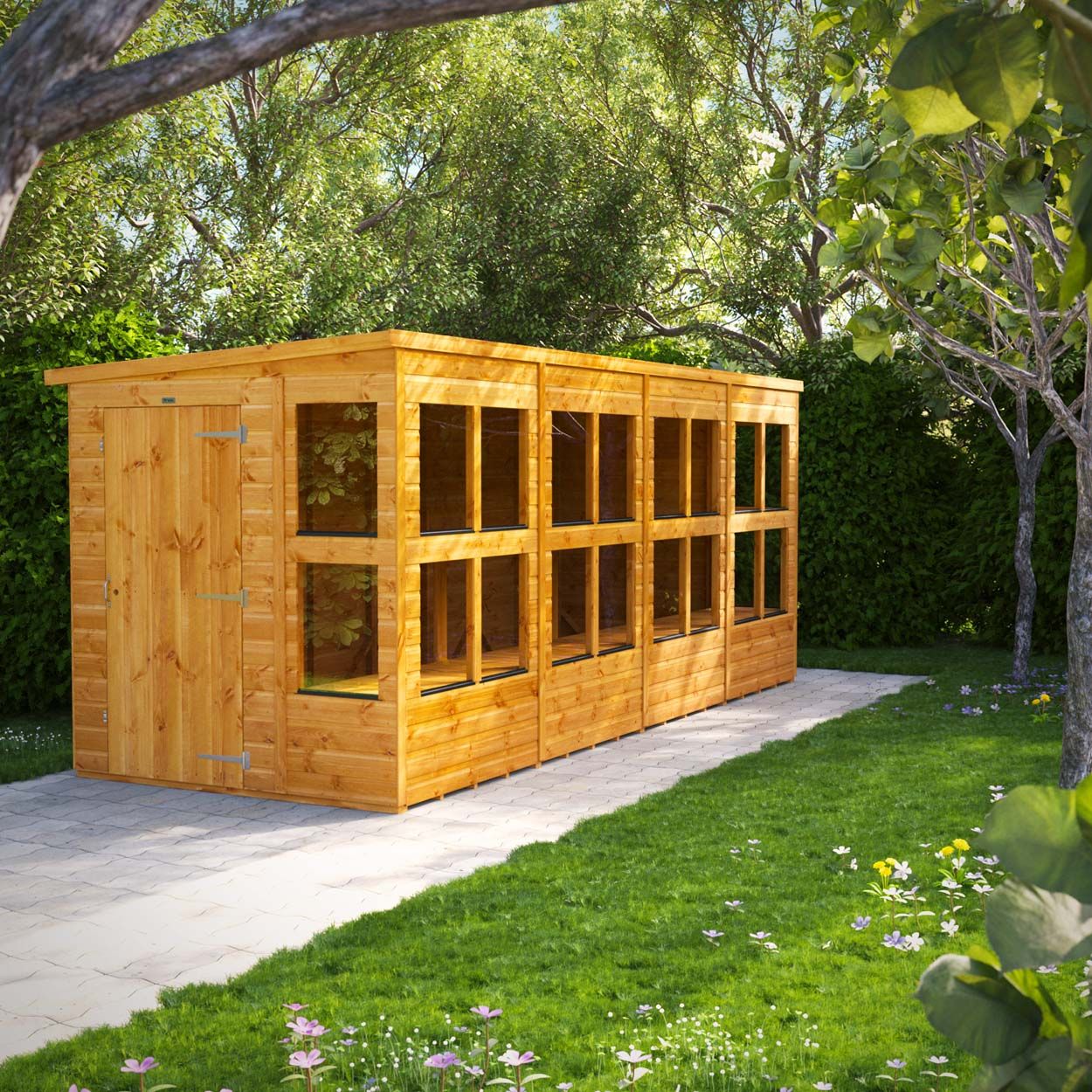 Powersheds Pent Potting Shed - 16ft x 6ft