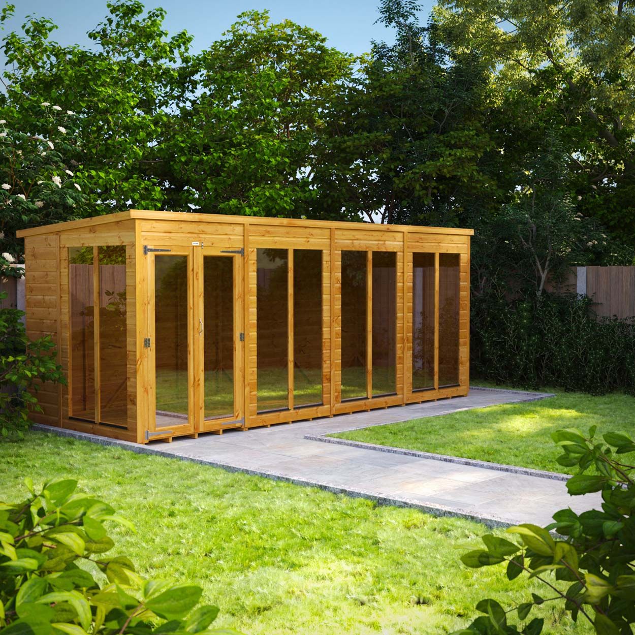 Powersheds Pent Summerhouse - 16ft x 6ft