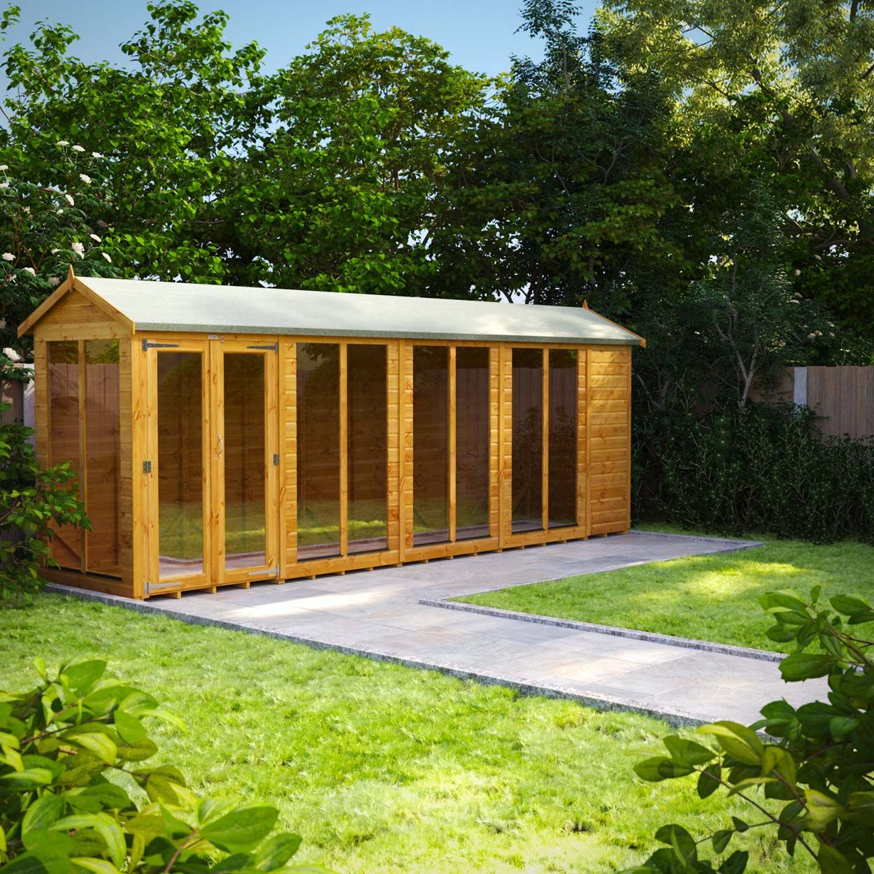 Powersheds Apex Summerhouse - 18ft x 4ft