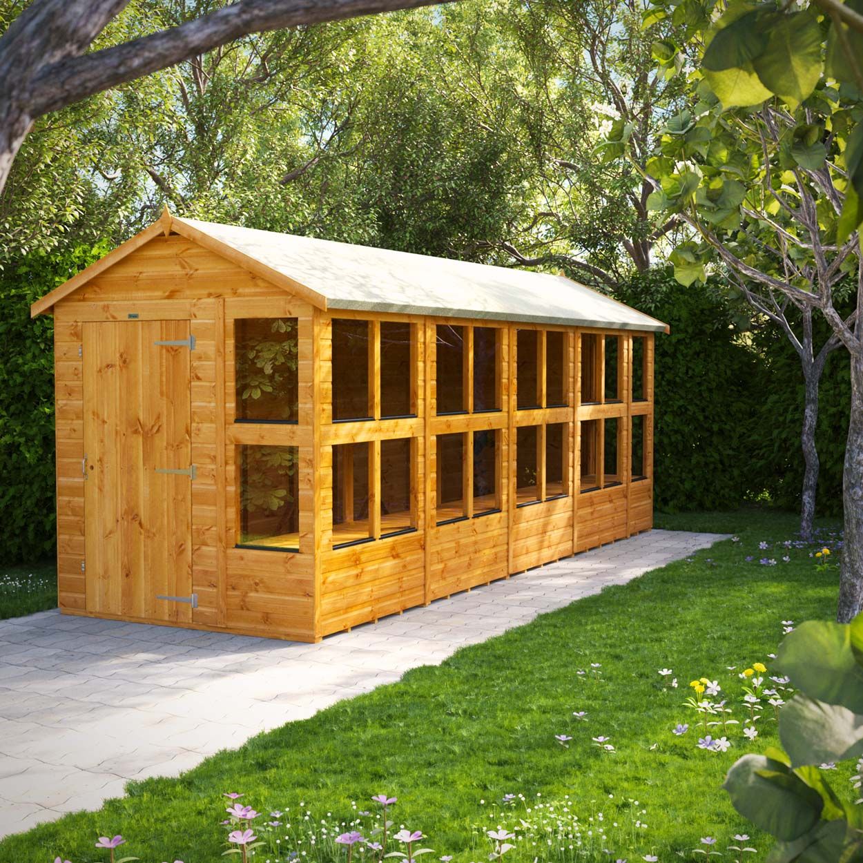 Powersheds Apex Potting Shed - 18ft x 6ft