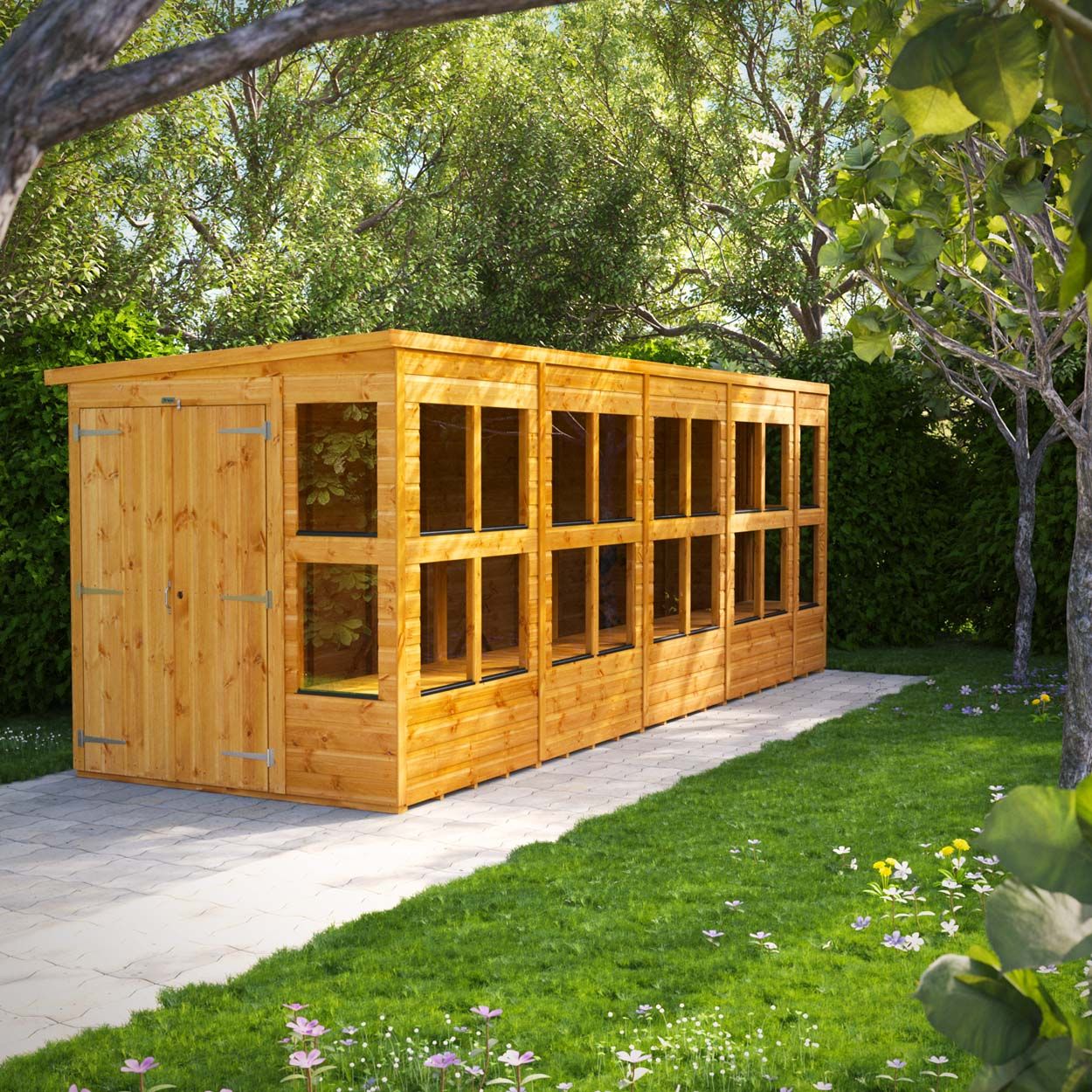 Powersheds Pent Potting Shed - 18ft x 6ft - DD