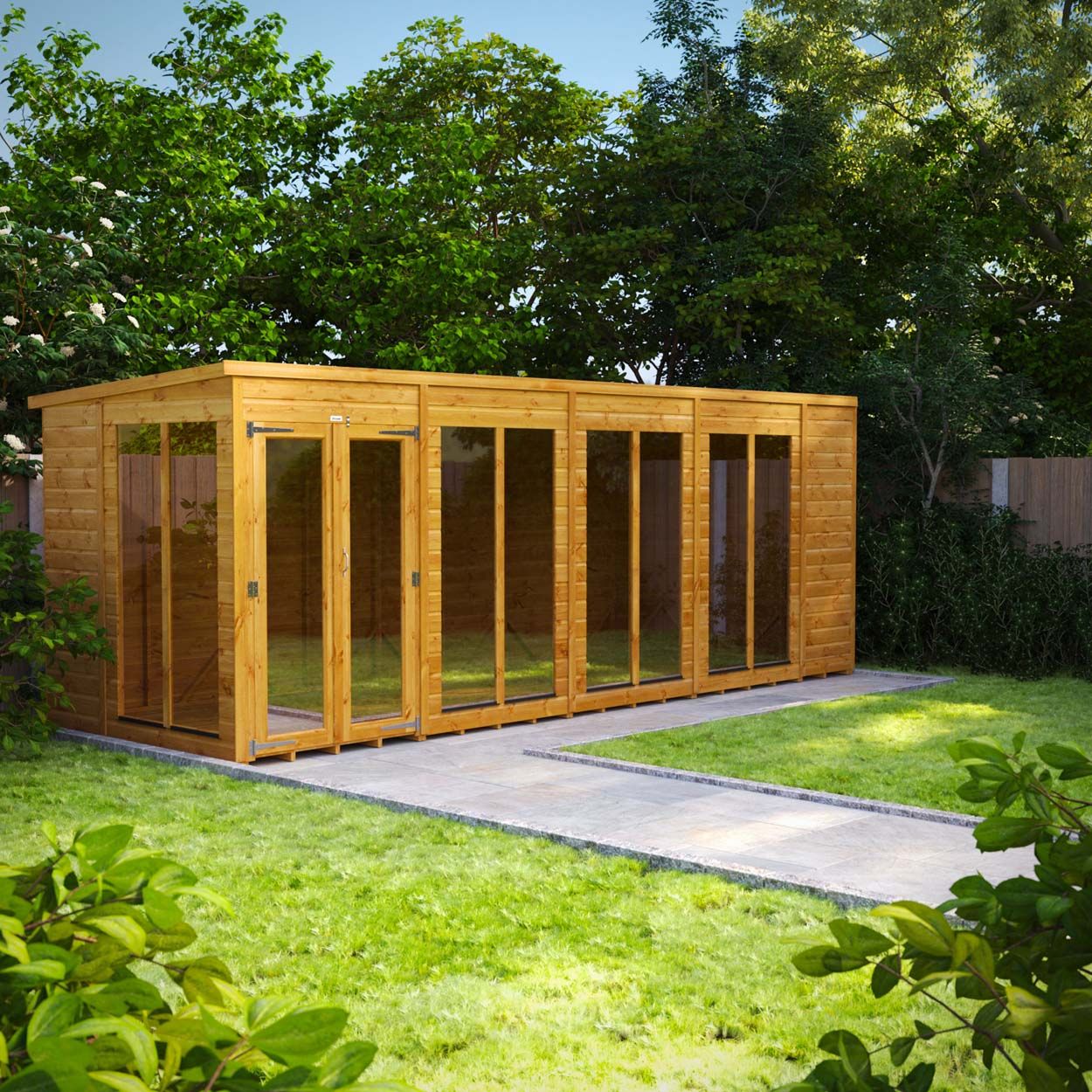 Powersheds Pent Summerhouse - 18ft x 6ft
