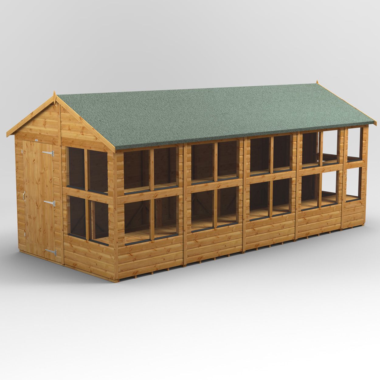 Powersheds Apex Potting Shed - 18ft x 8ft