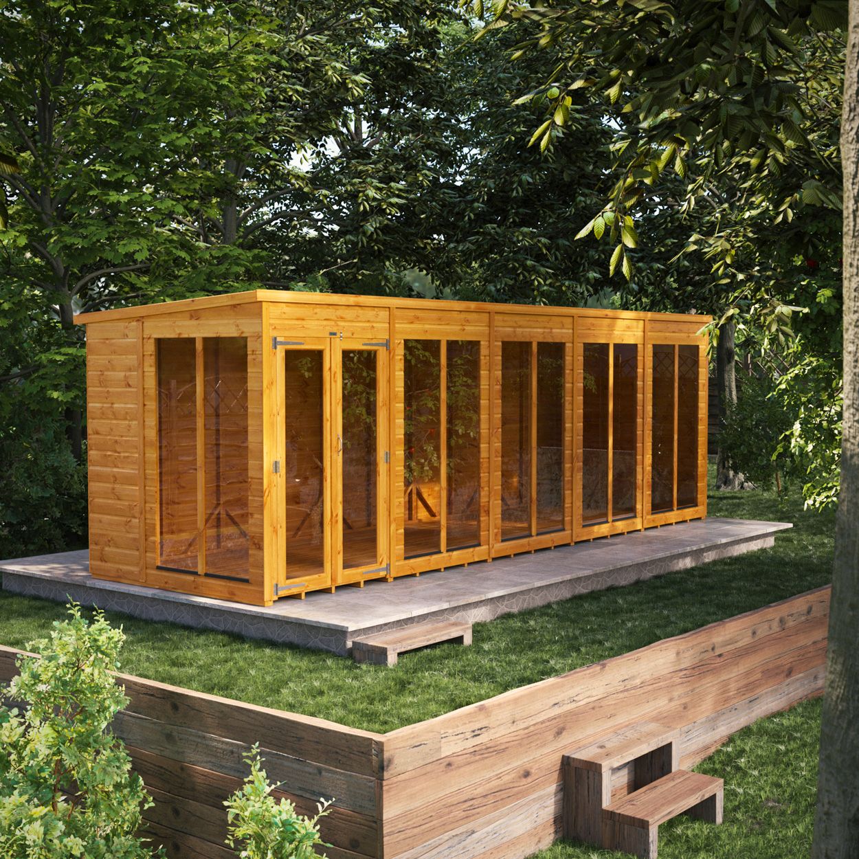 Powersheds Pent Summerhouse - 20ft x 6ft