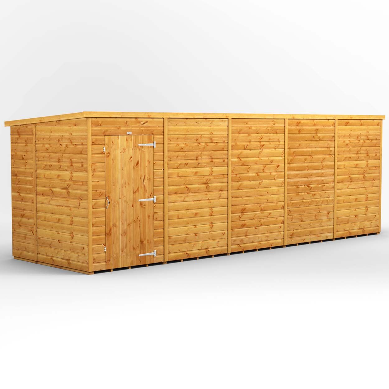 Powersheds Pent Garden Shed 20ft x 6ft Windowless