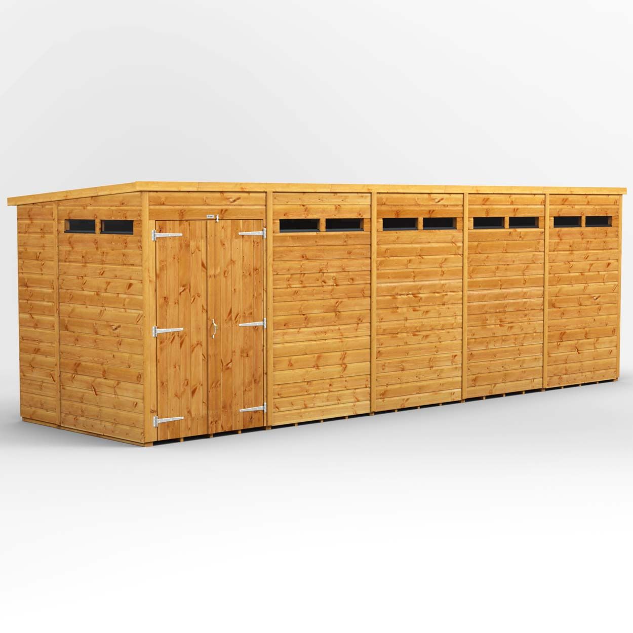 Powersheds Pent Security Shed - 20ft x 6ft - DD