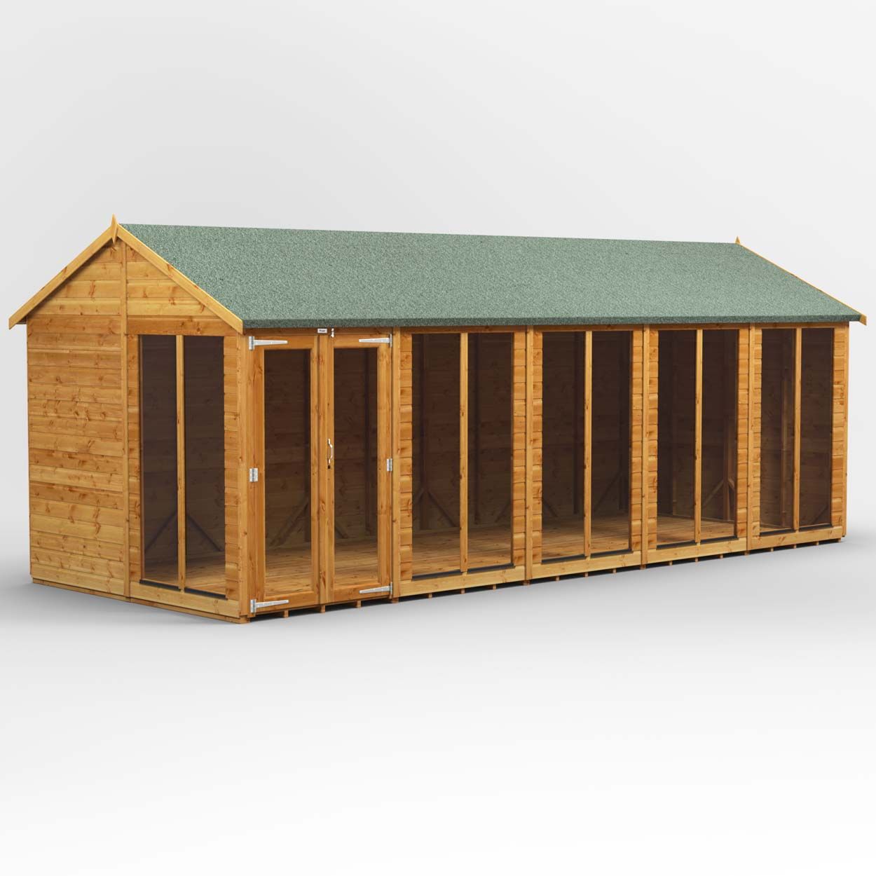 Powersheds Apex Summerhouse - 20ft x 8ft