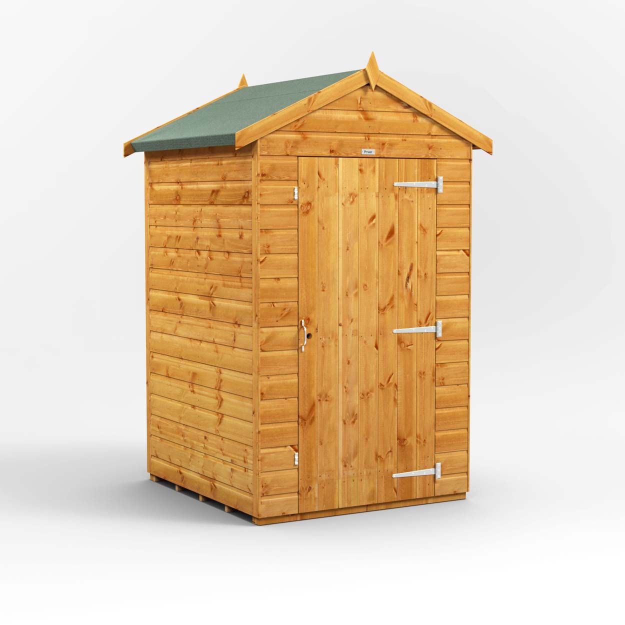 Powersheds Apex Garden Shed 4ft x 4ft Windowless