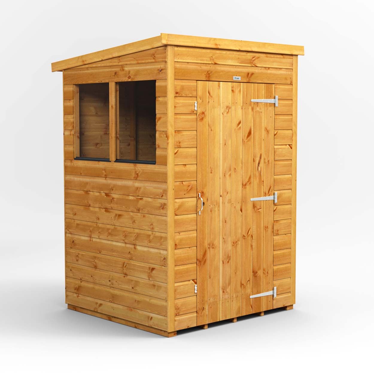 Powersheds Pent Garden Shed - 4ft x 4ft