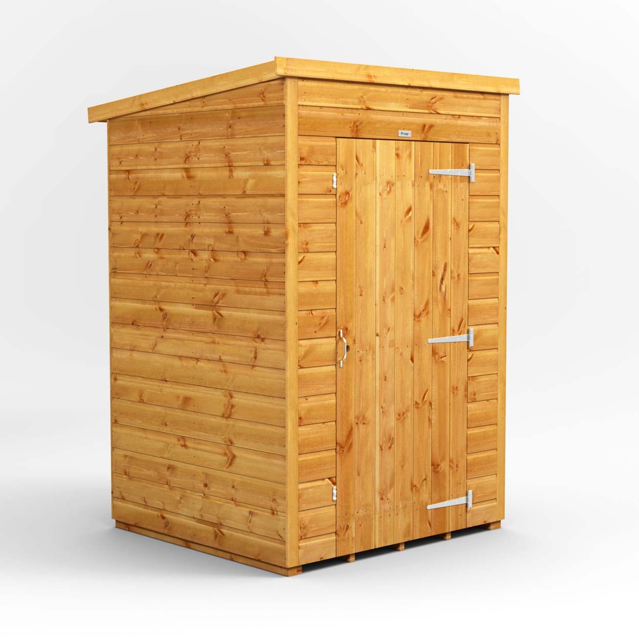 Powersheds Pent Garden Shed 4ft x 4ft Windowless