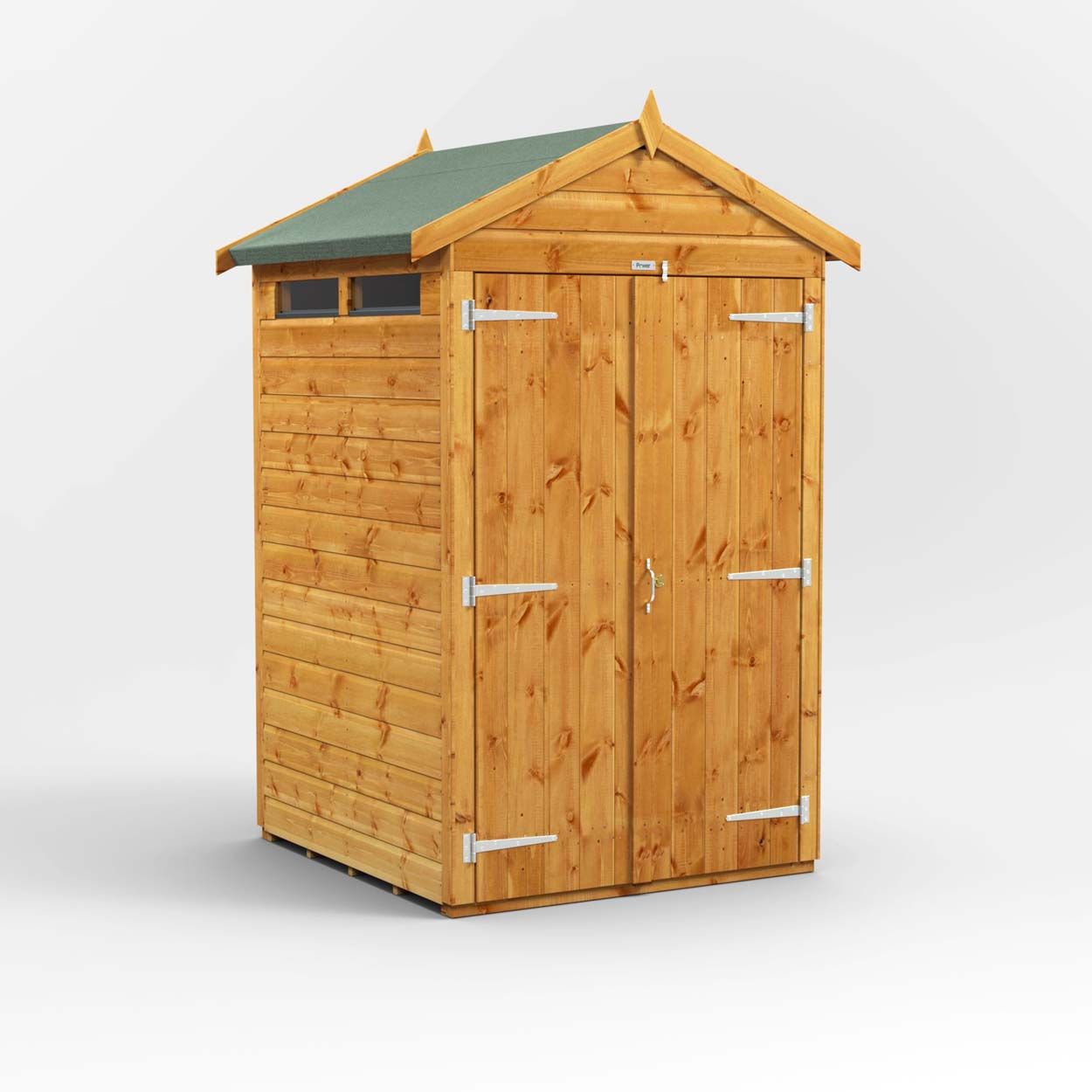 Powersheds Apex Security Shed - 4ft x 4ft - DD