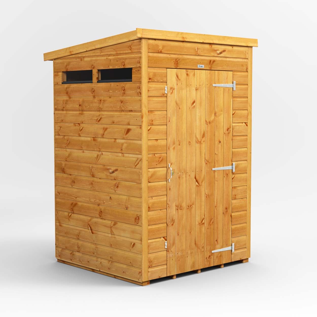 Powersheds Pent Security Shed - 4ft x 4ft
