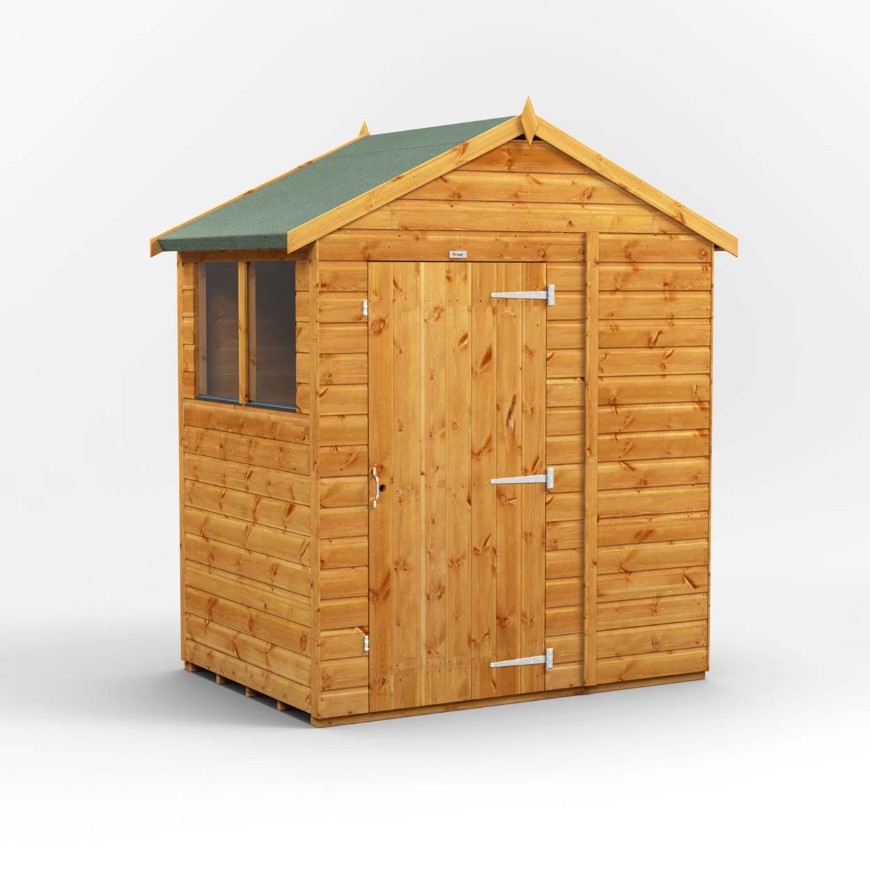 Powersheds Apex Garden Shed - 4ft x 6ft
