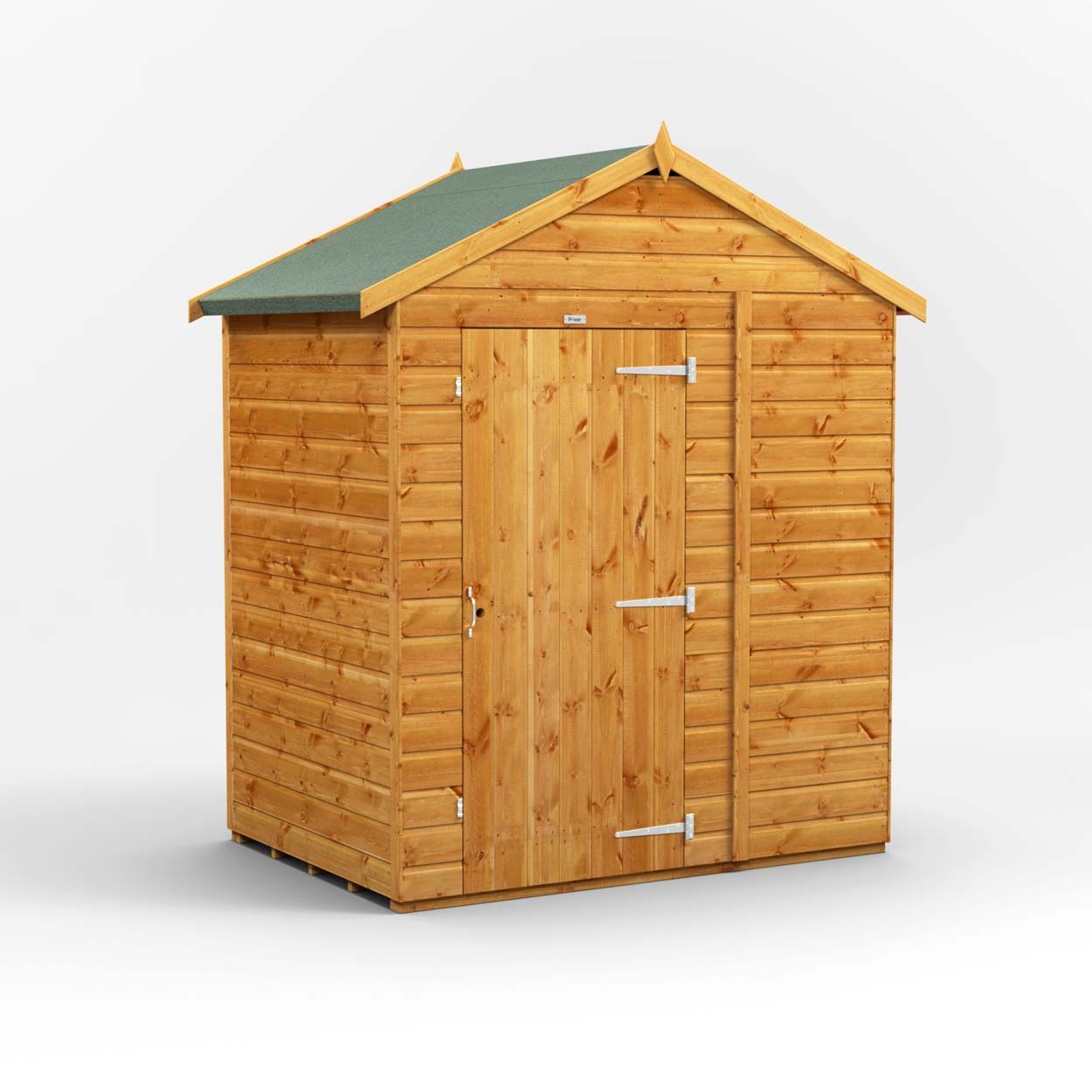 Powersheds Apex Garden Shed - 4ft x 6ft Windowless