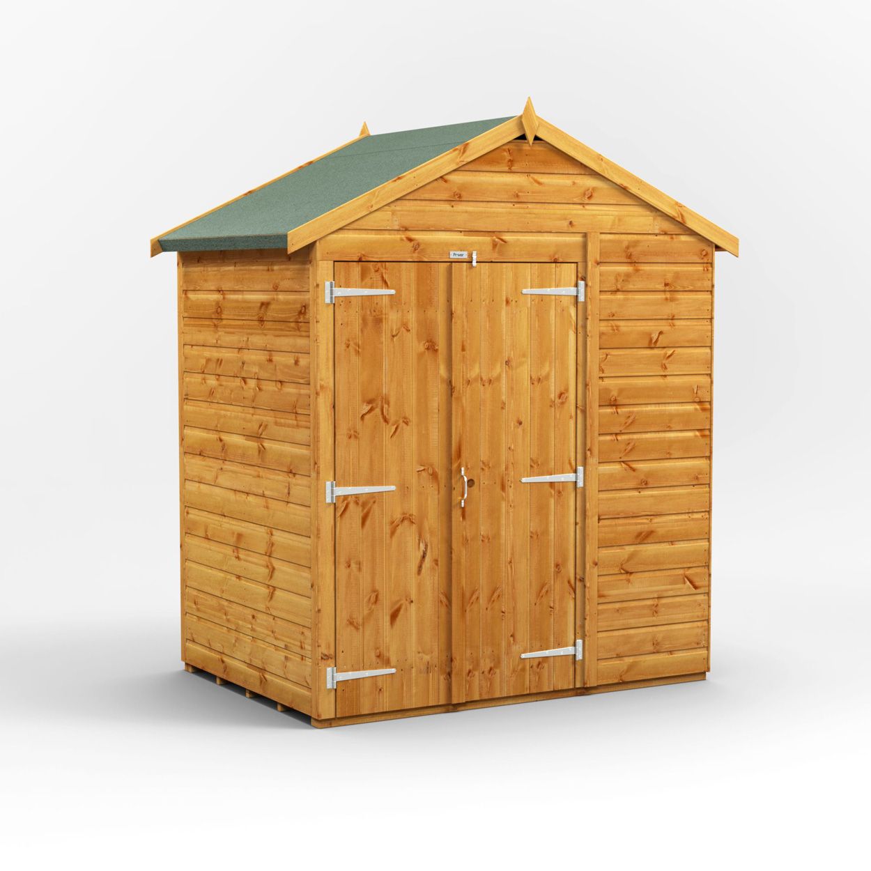 Powersheds Apex Garden Shed 4ft x 6ft WindowlessDD