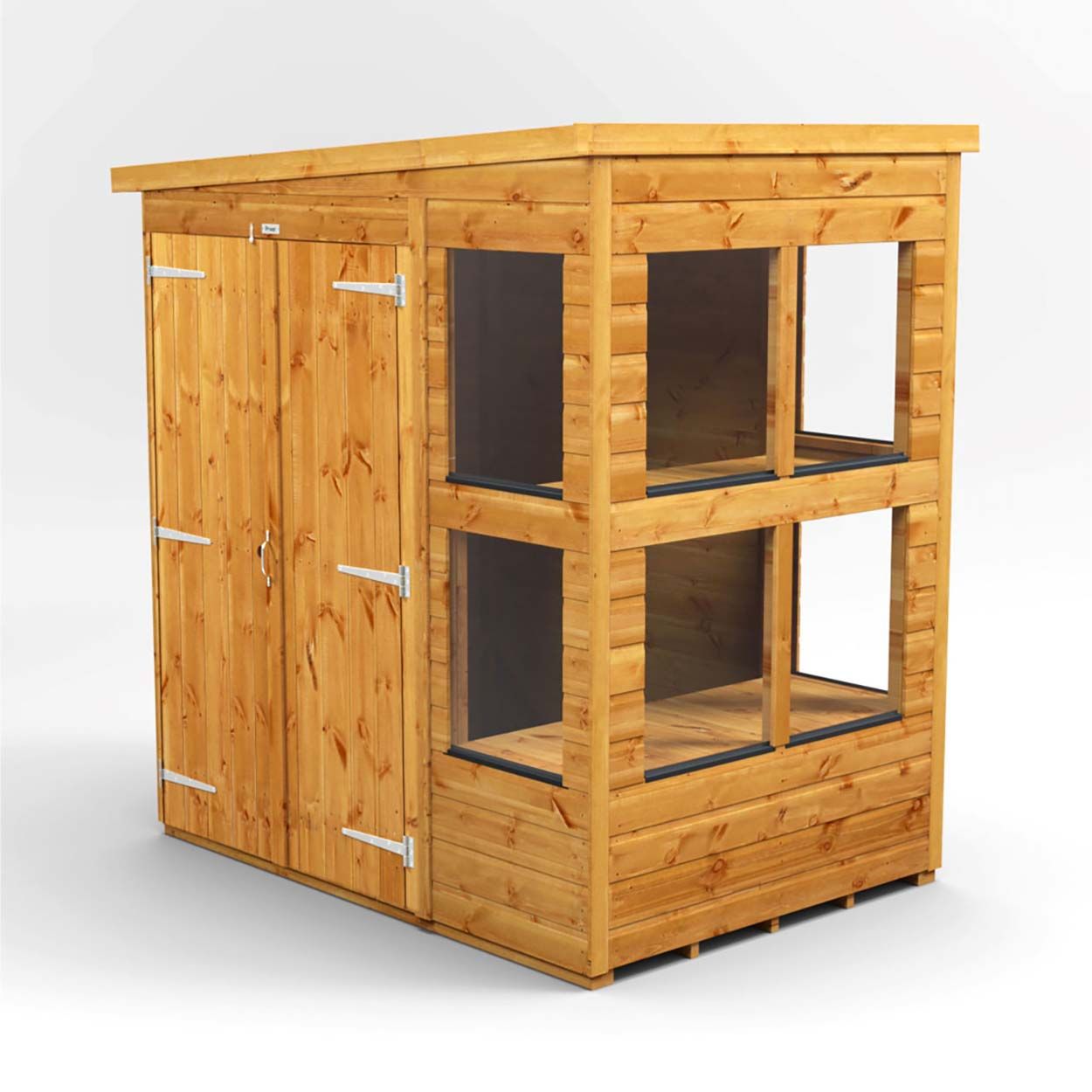 Powersheds Pent Potting Shed - 4ft x 6ft - DD