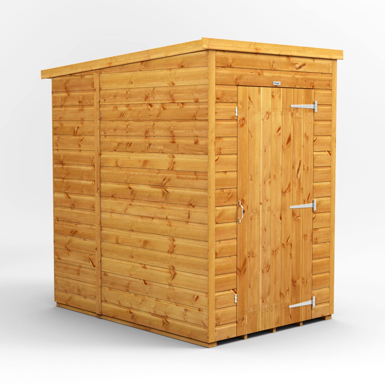 Powersheds Pent Garden Shed - 4ft x 6ft Windowless