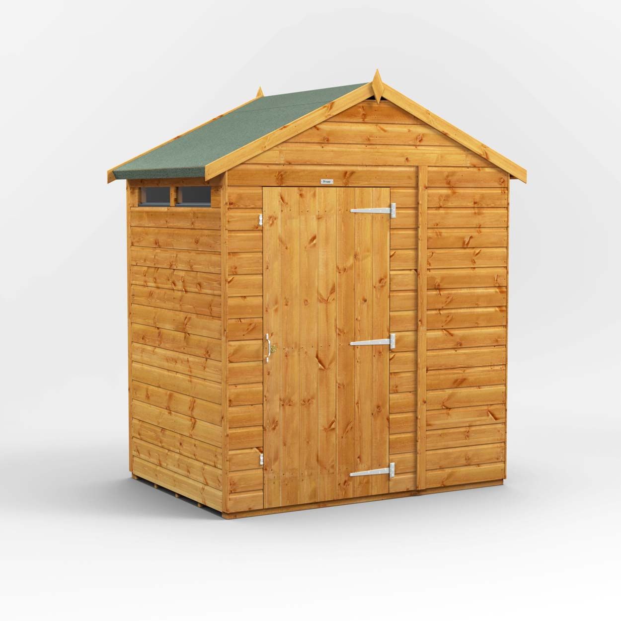 Powersheds Apex Security Shed - 4ft x 6ft