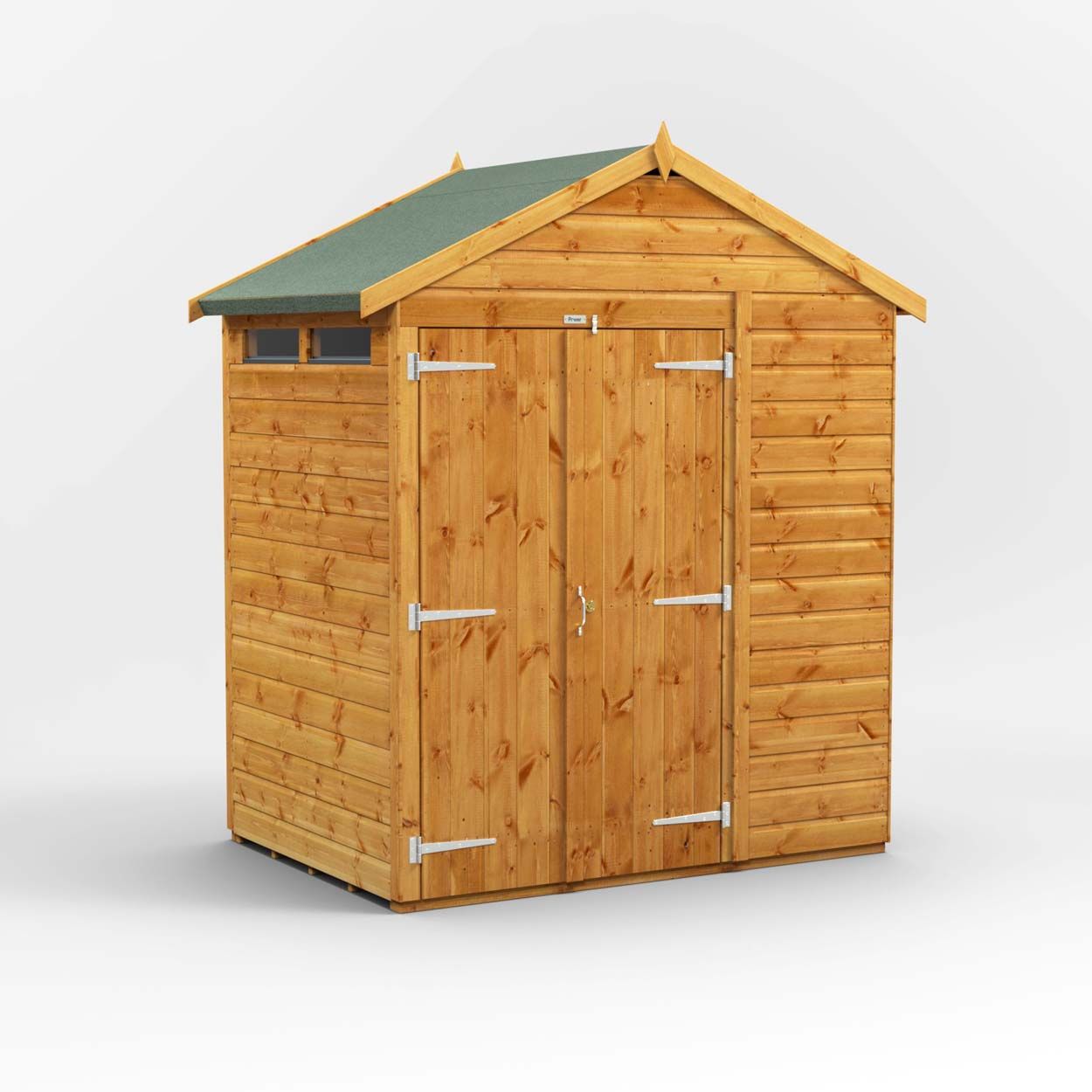 Powersheds Apex Security Shed - 4ft x 6ft - DD