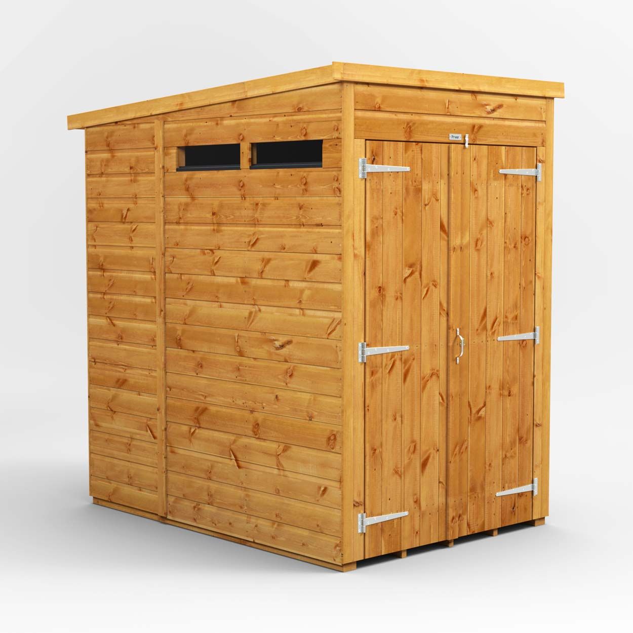 Powersheds Pent Security Shed - 4ft x 6ft - DD
