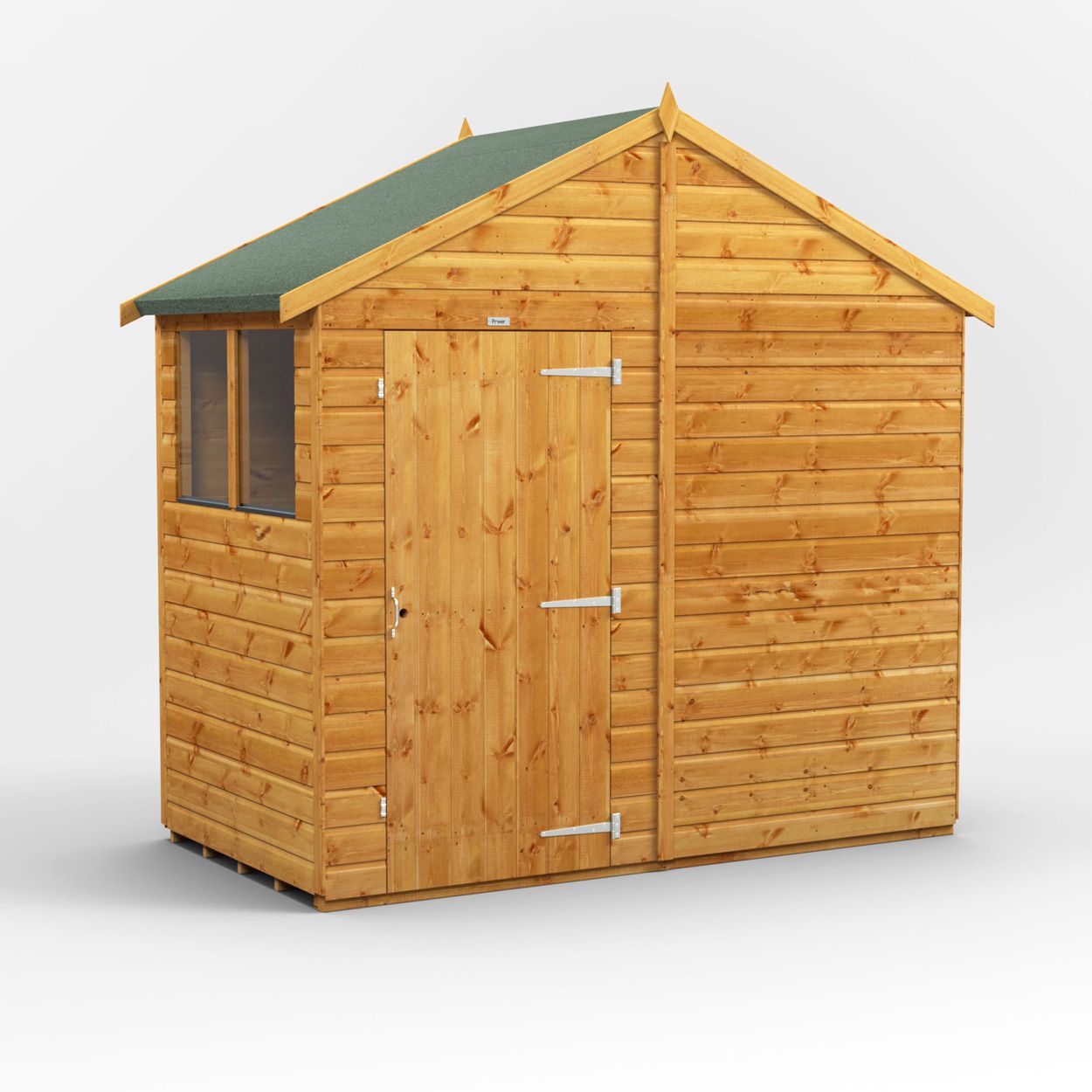 Powersheds Apex Garden Shed - 4ft x 8ft