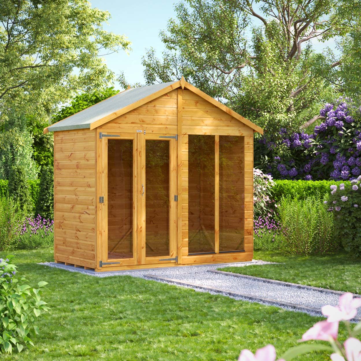 Powersheds Apex Summerhouse - 4ft x 8ft