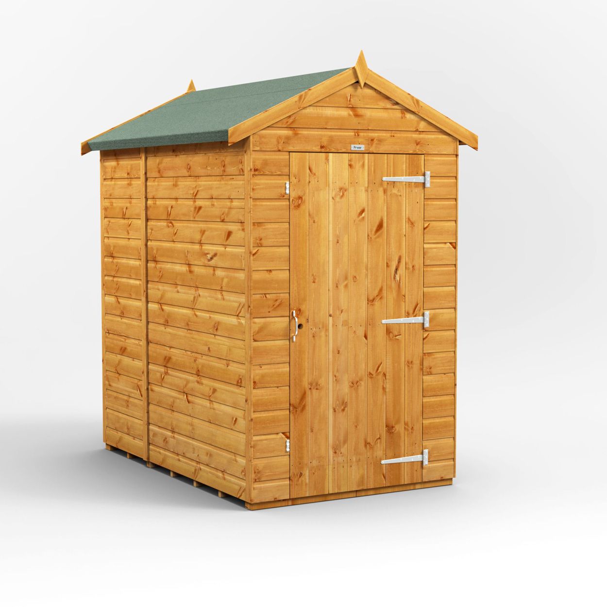 Powersheds Apex Garden Shed - 6ft x 4ft Windowless