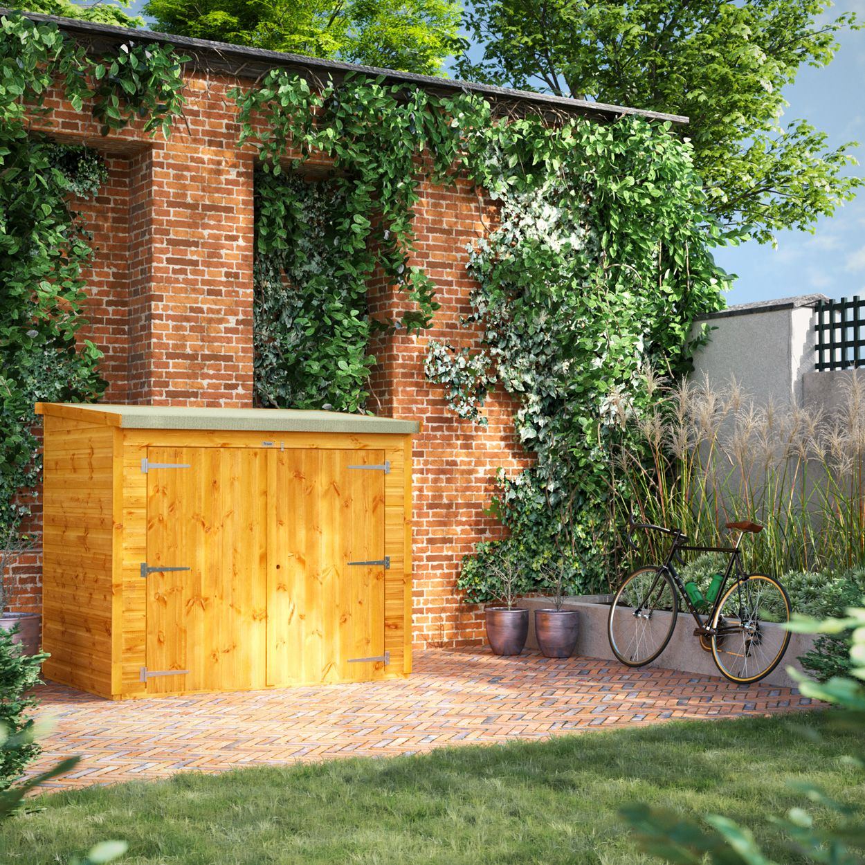 Powersheds Pent Bike Shed - 6ft x 4ft