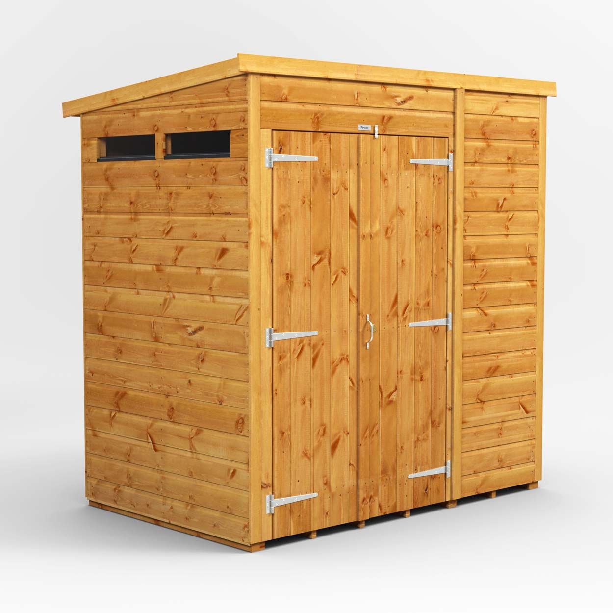 Powersheds Pent Security Shed - 6ft x 4ft - DD