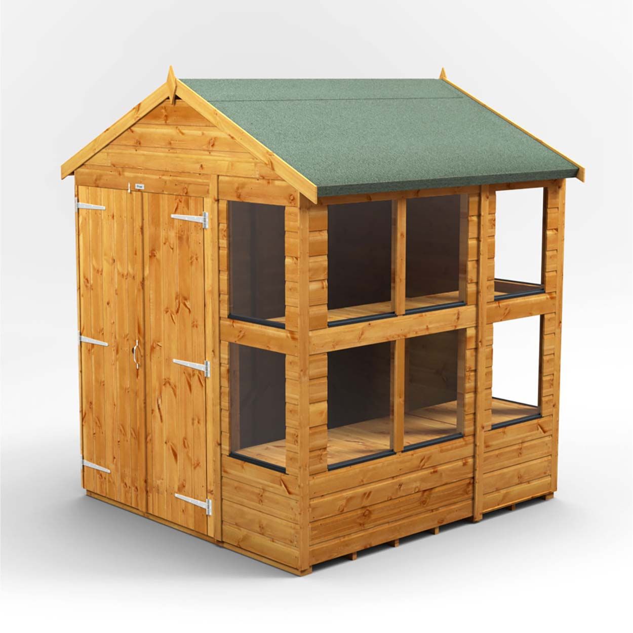 Powersheds Apex Potting Shed - 6ft x 6ft - DD