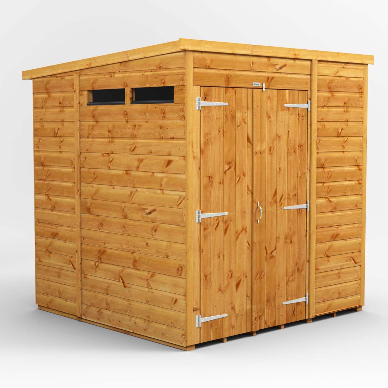 Powersheds Pent Security Shed - 6ft x 6ft - DD