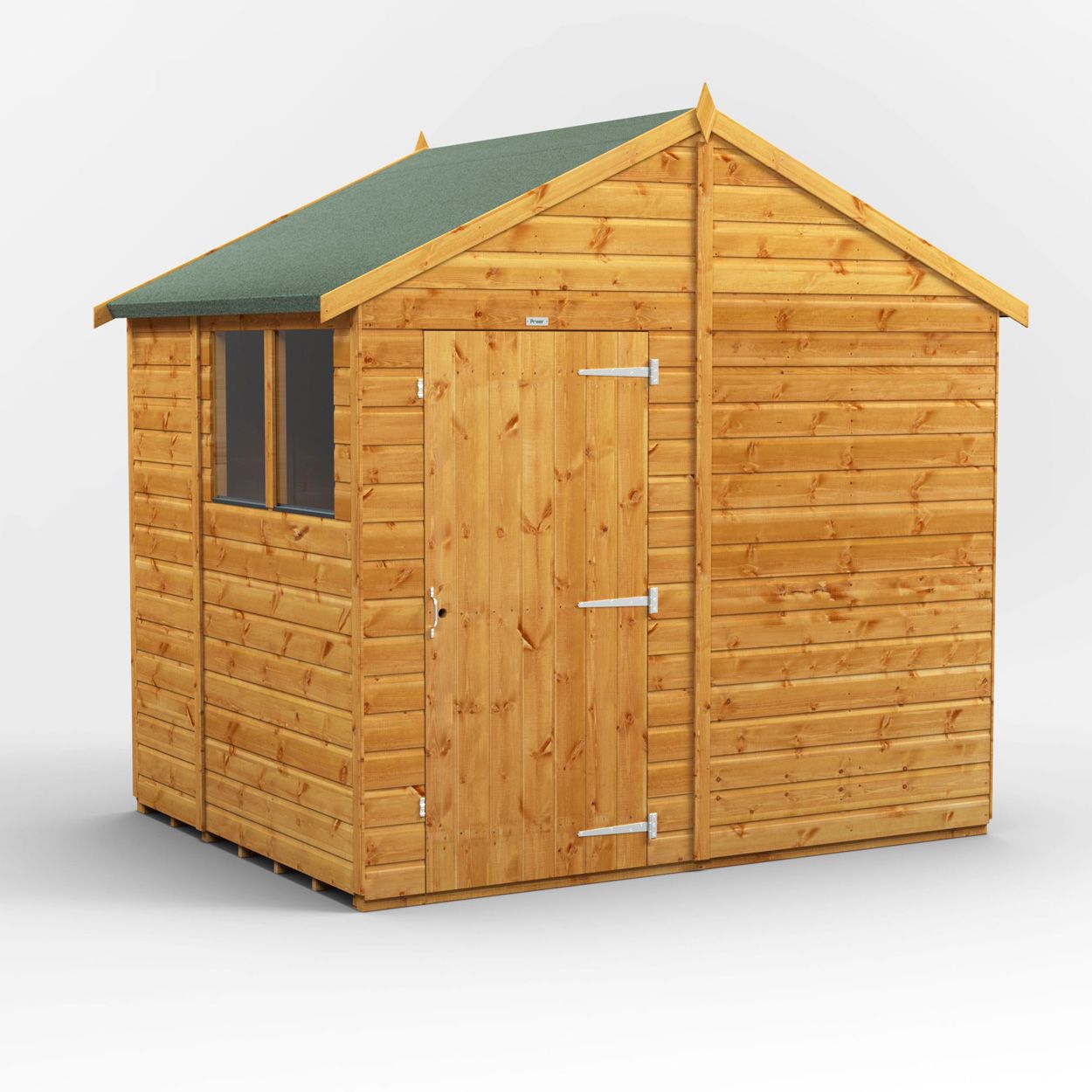Powersheds Apex Garden Shed - 6ft x 8ft
