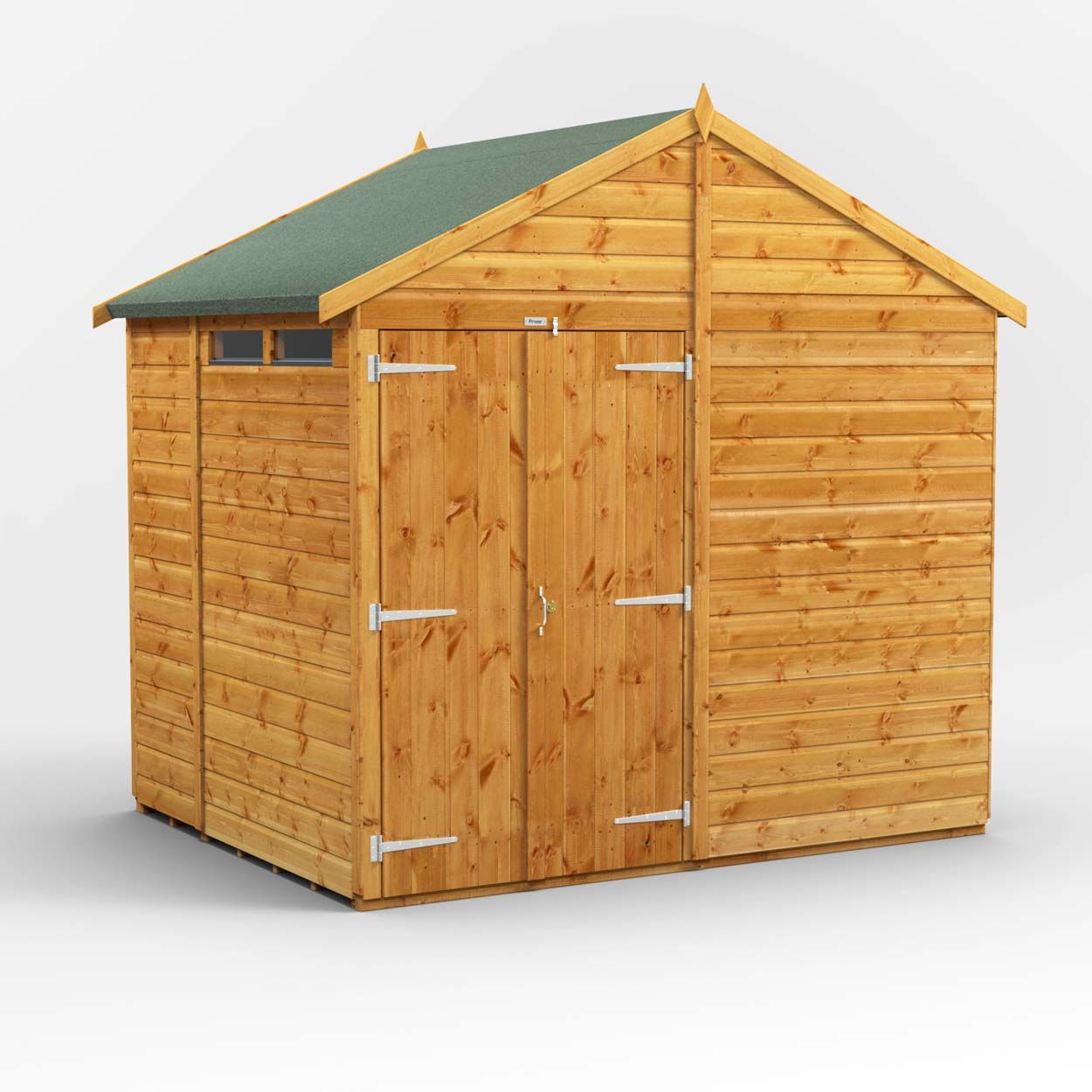 Powersheds Apex Security Shed - 6ft x 8ft - DD