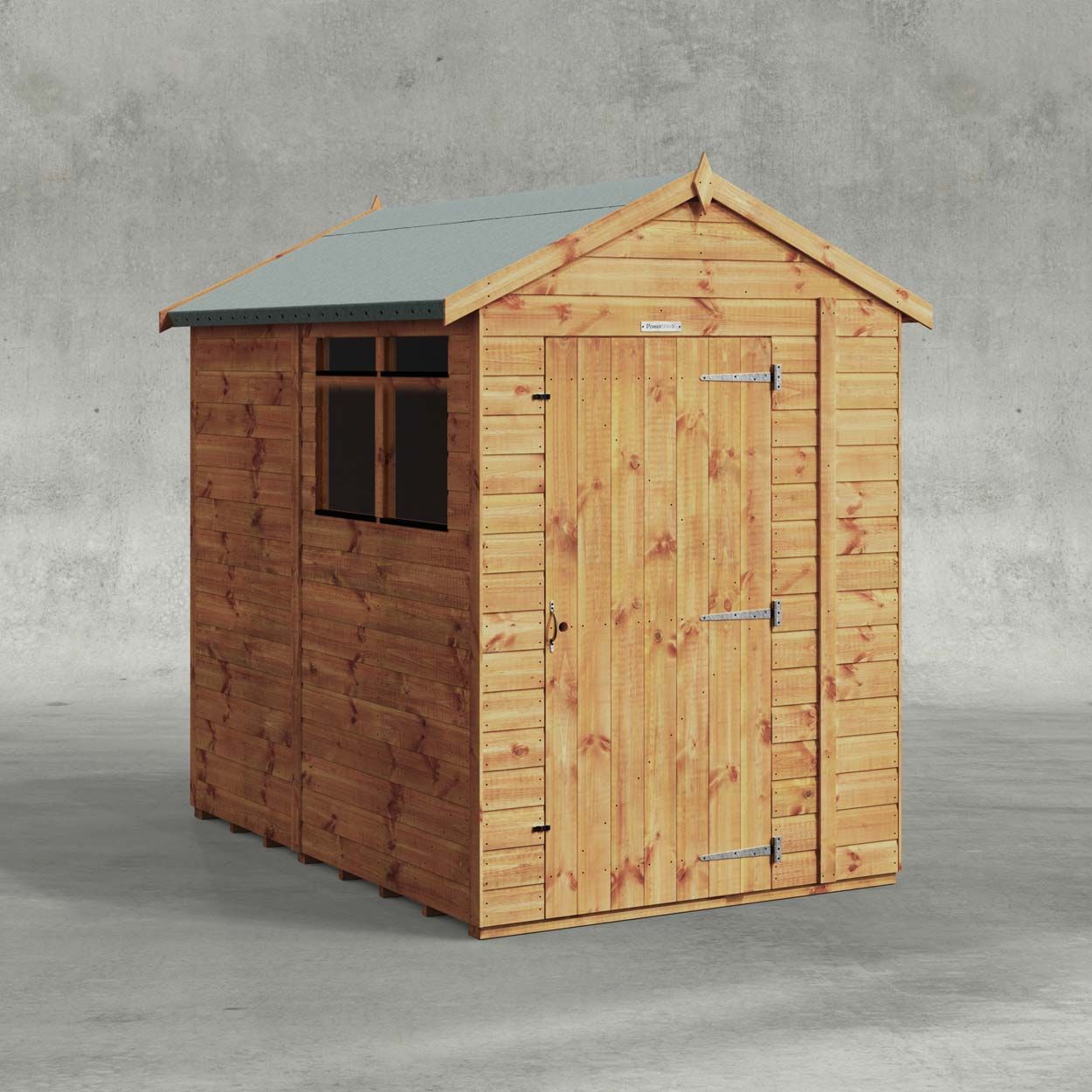 Powersheds Apex Garden Shed - 7ft x 5ft