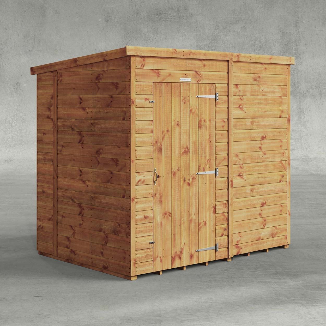 Powersheds Pent Garden Shed 7ft x 5ft - Windowless